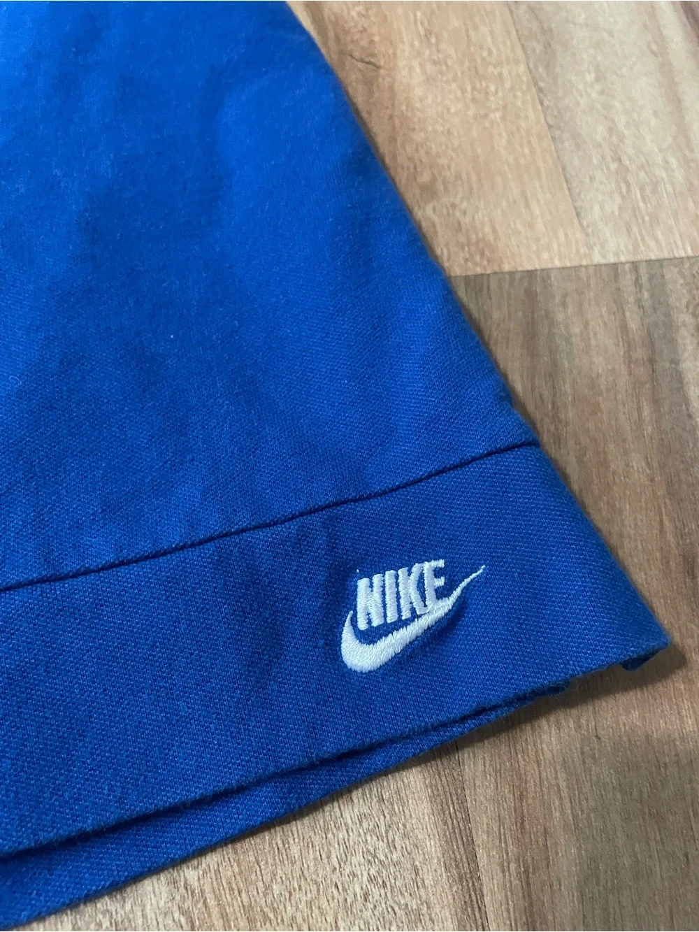 Girls Nike Blue Shirts Bundle (Short sleeve tee & polo) Sz L 12/14 90s Golf Prep
